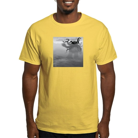 CafePress - Cthulhu Walking Ash Grey T Shirt - Men's Classic Graphic T-Shirt