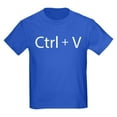 thumbnail image 1 of CafePress - Ctrl + V Kids Dark T Shirt - Dark T-Shirt Kids XS-XL, 1 of 4