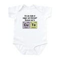 thumbnail image 1 of CafePress - Cu Te (Cute) Chemistry Infant Bodysuit - Baby Light Bodysuit, Size Newborn - 24 Months, 1 of 4