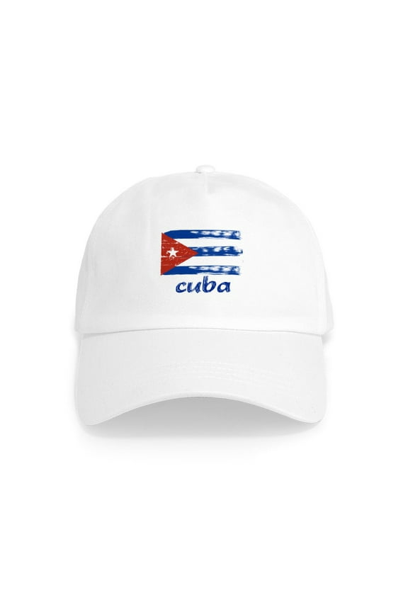 - Cuba Cap - Adjustable 100% Brushed Unisex Casual Cotton Baseball Cap, Beige, 1
