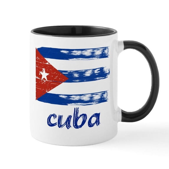 CafePress - Cuba Mug - 11 oz Ceramic Mug - Novelty Coffee Tea Cup