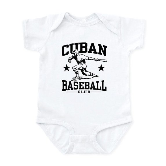 CafePress - Cuban Baseball Infant Bodysuit - Baby Light Bodysuit, Size Newborn - 24 Months