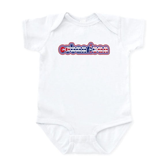 CafePress - Cubanrican Infant Bodysuit - Baby Light Bodysuit, Size Newborn - 24 Months