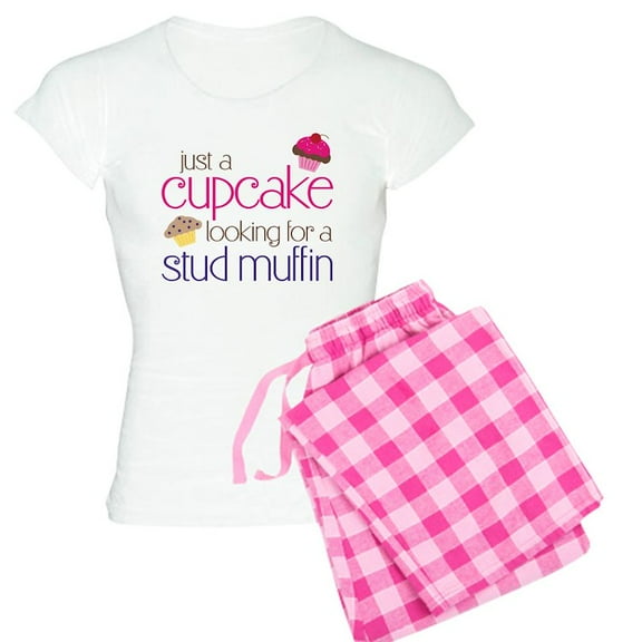 CafePress - Cupcake Looking Pajamas - Women's Light Pajamas