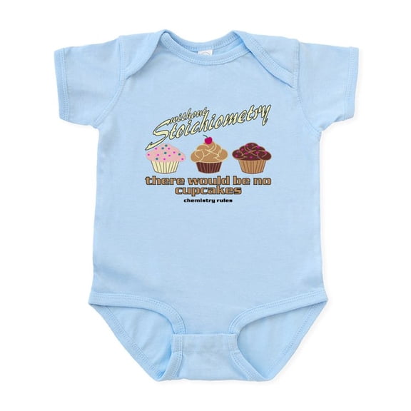 CafePress - Cupcakechemistry Body Suit - Baby Light Bodysuit, Size Newborn - 24 Months