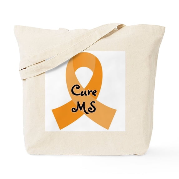 CafePress - Cure MS Tote Bag - Unisex Canvas Tote Bag, Beige, 1-Piece
