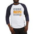 thumbnail image 1 of CafePress - Cure Multiple Sclerosis Baseball Jersey - Cotton Baseball Jersey, 3/4 Raglan Sleeve Shirt, 1 of 4