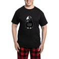thumbnail image 1 of CafePress - Curious Owl Men's Dark Pajamas - Men's Dark Loose Fit Cotton Pajama Set, 1 of 7