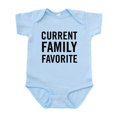 thumbnail image 1 of CafePress - Current Family Favorite T Shirts Body Suit - Baby Light Bodysuit, Size Newborn - 24 Months, 1 of 4