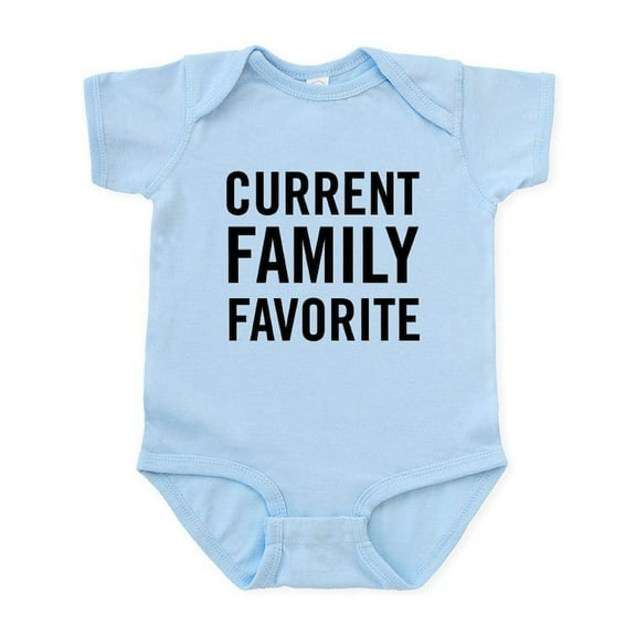 CafePress - Current Family Favorite T Shirts Body Suit - Baby Light Bodysuit, Size Newborn - 24 Months