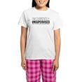 thumbnail image 1 of CafePress - Currently Unsupervised Women's Light Pajamas - Women's Short Sleeve Print T-Shirt and Pants Light Cotton Pajama Set, 1 of 7