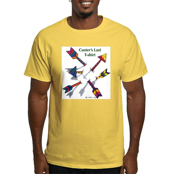 CafePress - Custers Last T Shirt_Lg T Shirt - Light T-Shirt - CP