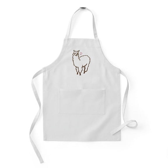 CafePress - Cute Alpaca - Kids Apron