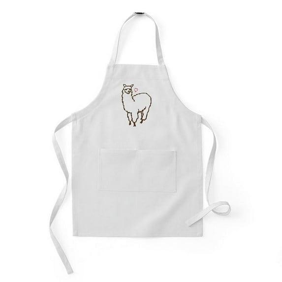 CafePress - Cute Alpaca - Kids Apron
