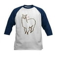 thumbnail image 1 of CafePress - Cute Alpaca Kids Baseball Jersey - Kids Cotton Baseball Jersey, 3/4 Sleeve Shirt, 1 of 4