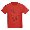 thumbnail image 1 of CafePress - Cute Alpaca Kids Dark T Shirt - Dark T-Shirt Kids XS-XL, 1 of 4