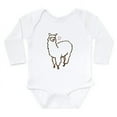thumbnail image 1 of CafePress - Cute Alpaca Long Sleeve Infant Bodysuit - Long Sleeve Cotton Baby Bodysuit, 1 of 4
