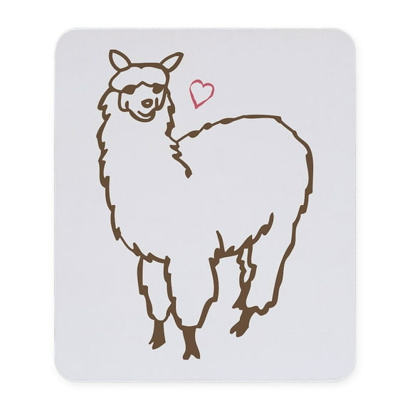 CafePress - Cute Alpaca Mousepad - Non-slip Rubber Mousepad, Gaming Mouse Pad