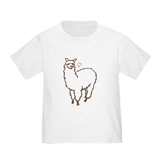 CafePress - Cute Alpaca Toddler T Shirt - Cute Toddler T-Shirt, 100% Cotton