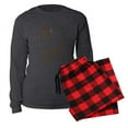 thumbnail image 1 of CafePress - Cute Alpaca - Women's Long Sleeve Charcoal Gray Pajamas, 1 of 3
