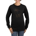 thumbnail image 1 of CafePress - Cute Alpaca Women's Long Sleeve Dark T Shirt - Women's Long Sleeve Graphic Tee Casual Fit, 1 of 4