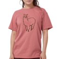 thumbnail image 1 of CafePress - Cute Alpaca Womens Comfort Colors Shirt - Womens Comfort Colors® Shirt, 1 of 4