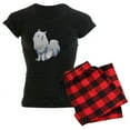 thumbnail image 1 of CafePress - Cute American Eskimo - Women's Dark Pajamas, 1 of 4