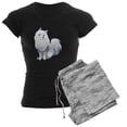 thumbnail image 1 of CafePress - Cute American Eskimo - Women's Dark Pajamas, 1 of 4