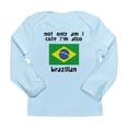 thumbnail image 1 of CafePress - Cute And Brazilian Long Sleeve T Shirt - Long Sleeve Infant T-Shirt, 1 of 2