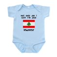 thumbnail image 1 of CafePress - Cute And Lebanese Body Suit - Baby Light Bodysuit, Size Newborn - 24 Months, 1 of 4