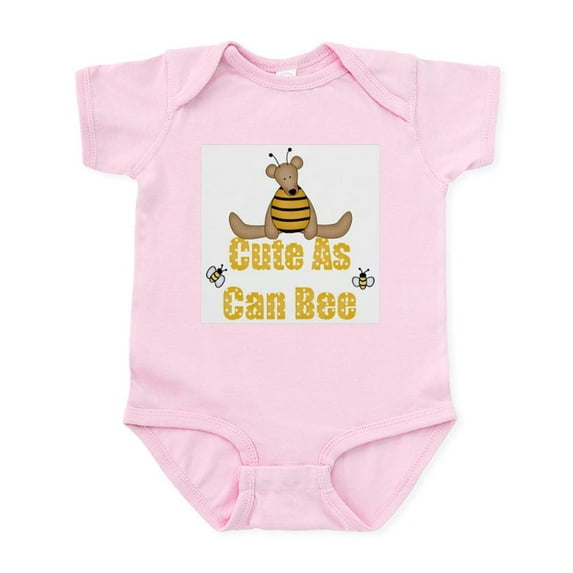 CafePress - Cute As Can Bee Infant Bodysuit - Baby Light Bodysuit, Size Newborn - 24 Months