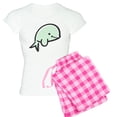 thumbnail image 1 of CafePress - Cute Baby Beluga Women's Light Pajamas - Women's Short Sleeve Print T-Shirt and Pants Light Cotton Pajama Set, 1 of 7