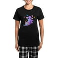 thumbnail image 1 of CafePress - Cute Baby Dragon Women's Dark Pajamas - Women's Short Sleeve Print T-Shirt and Pants Dark Cotton Pajama Set, 1 of 7