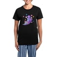 thumbnail image 1 of CafePress - Cute Baby Dragon Women's Dark Pajamas - Women's Short Sleeve Print T-Shirt and Pants Dark Cotton Pajama Set, 1 of 7