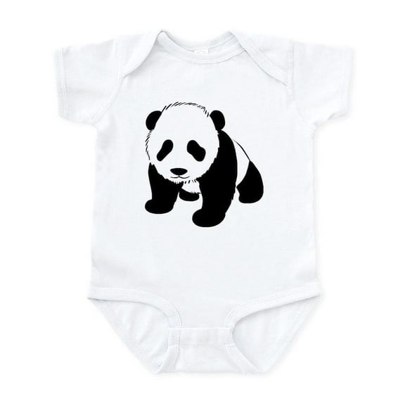 CafePress - Cute Baby Panda Infant Bodysuit - Baby Light Bodysuit, Size Newborn - 24 Months