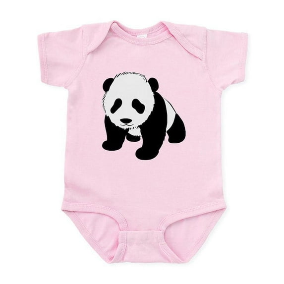 CafePress - Cute Baby Panda Infant Bodysuit - Baby Light Bodysuit, Size Newborn - 24 Months