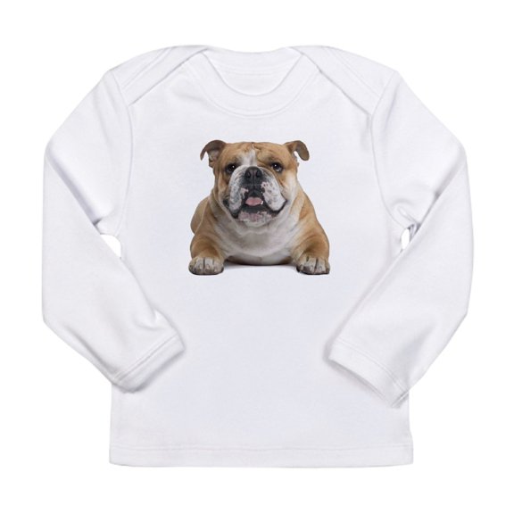 CafePress - Cute Bulldog Long Sleeve T Shirt - Long Sleeve Infant T-Shirt