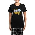 thumbnail image 1 of CafePress - Cute Cartoon Bumble Bee Women's Dark Pajamas - Women's Short Sleeve Print T-Shirt and Pants Dark Cotton Pajama Set, 1 of 7