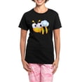 thumbnail image 1 of CafePress - Cute Cartoon Bumble Bee Women's Dark Pajamas - Women's Short Sleeve Print T-Shirt and Pants Dark Cotton Pajama Set, 1 of 7