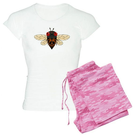 CafePress - Cute Cartoon Cicada - Women's Light Pajamas