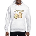 thumbnail image 1 of CafePress - Cute Cartoon Hedgehog Couple At Tree Swing Hooded - Pullover Hoodie, Hooded Sweatshirt, 1 of 3