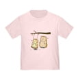 thumbnail image 1 of CafePress - Cute Cartoon Hedgehog Couple At Tree Swing Toddler - Cute Toddler T-Shirt, 100% Cotton, 1 of 4