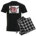 thumbnail image 1 of CafePress - Cute Cartoon Pig Men's Light Pajamas - Men's Dark Loose Fit Cotton Pajama Set, 1 of 7