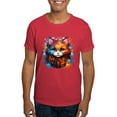 thumbnail image 1 of CafePress - Cute Cat Watercolor T Shirt - Men's Classic Graphic Cotton T-Shirt, 1 of 4