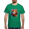 thumbnail image 1 of CafePress - Cute Cat Watercolor T Shirt - Men's Classic Graphic Cotton T-Shirt, 1 of 4