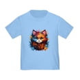 thumbnail image 1 of CafePress - Cute Cat Watercolor T Shirt - Cute Toddler T-Shirt, 100% Cotton, 1 of 4