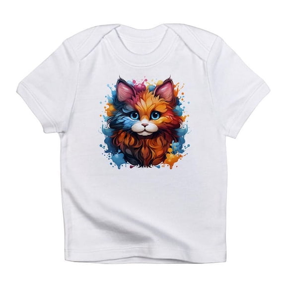CafePress - Cute Cat Watercolor T Shirt - Infant T-Shirt