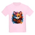 thumbnail image 1 of CafePress - Cute Cat Watercolor T Shirt - Light T-Shirt Kids XS-XL, 1 of 4