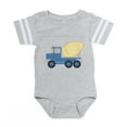 thumbnail image 1 of CafePress - Cute Cement Truck - Cute Infant Baby Football Bodysuit, 1 of 3