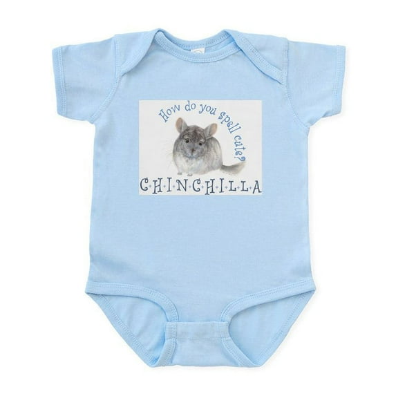 CafePress - Cute Chinchilla Infant Bodysuit - Baby Light Bodysuit, Size Newborn - 24 Months